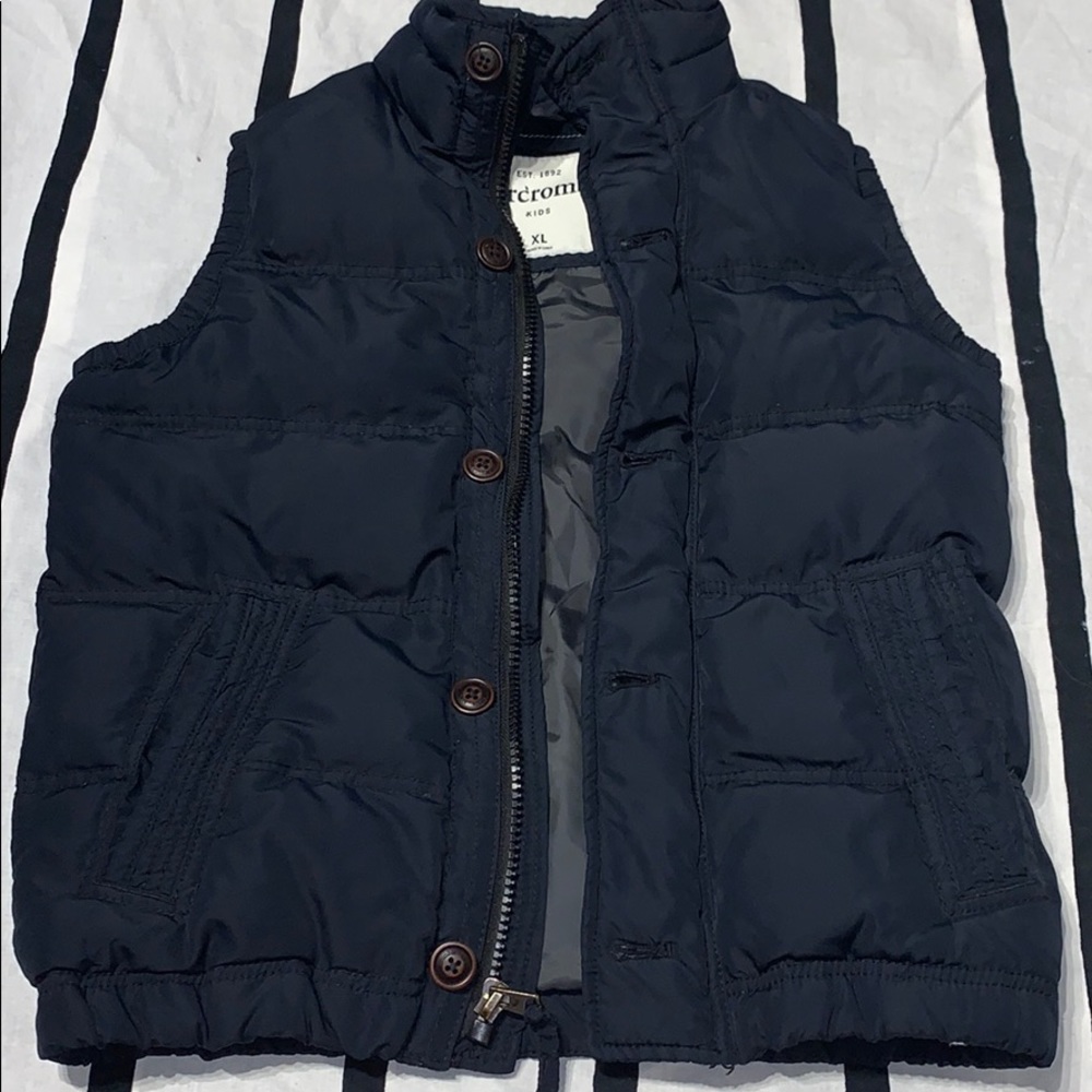 kids abercrombie feather vest